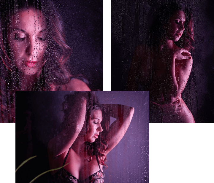 Model in Shower